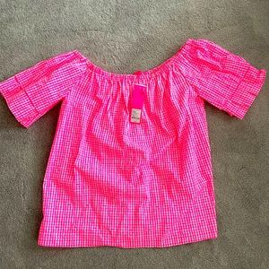 NWT Lilly Pulitzer short sleeve top size L
